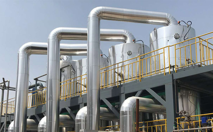 高鹽廢水蒸發(fā)結晶多效蒸發(fā)工藝